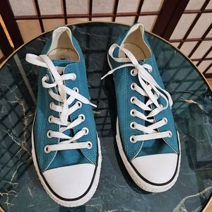 Converse Chuck Taylor All Star Teal Low Tops
